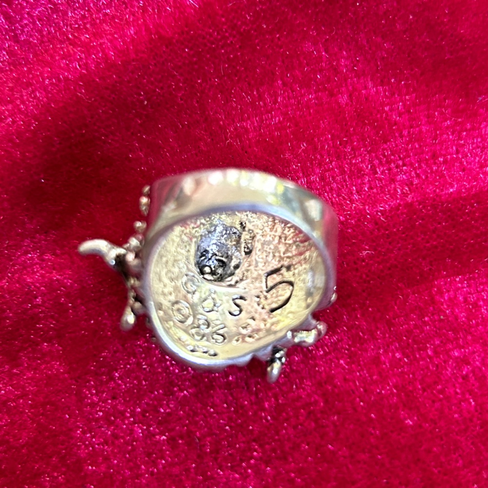*RARE* VINTAGE G&S 1986 SILVER EAGLE RING EAGLE CLAW RING G&S RING - Picture 7 of 8